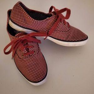 Red and White Polka Dot Keds!
